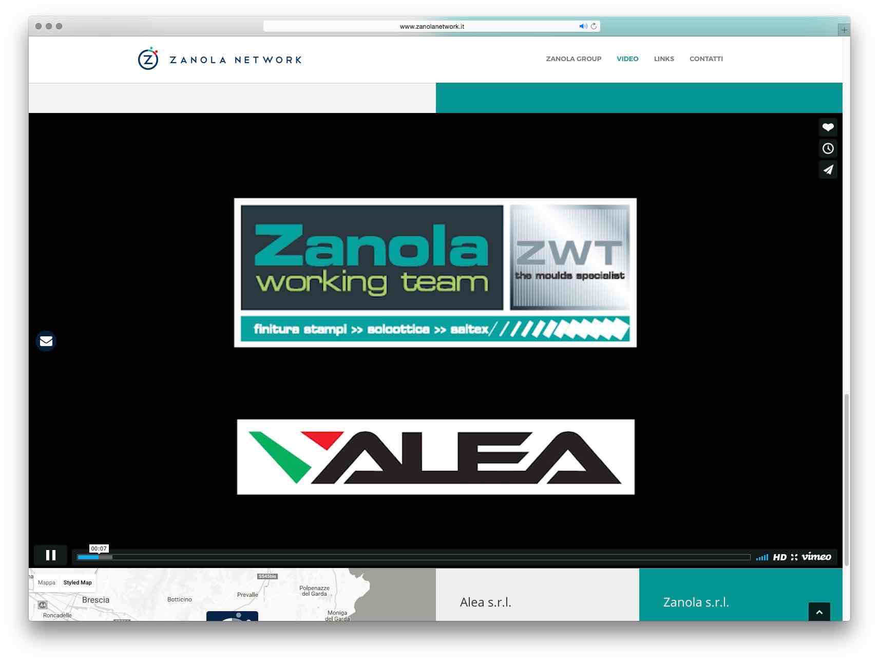 Creazione Siti Web Brescia - Sito Web Zanola Network